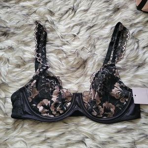 Auden black unlined bra small
